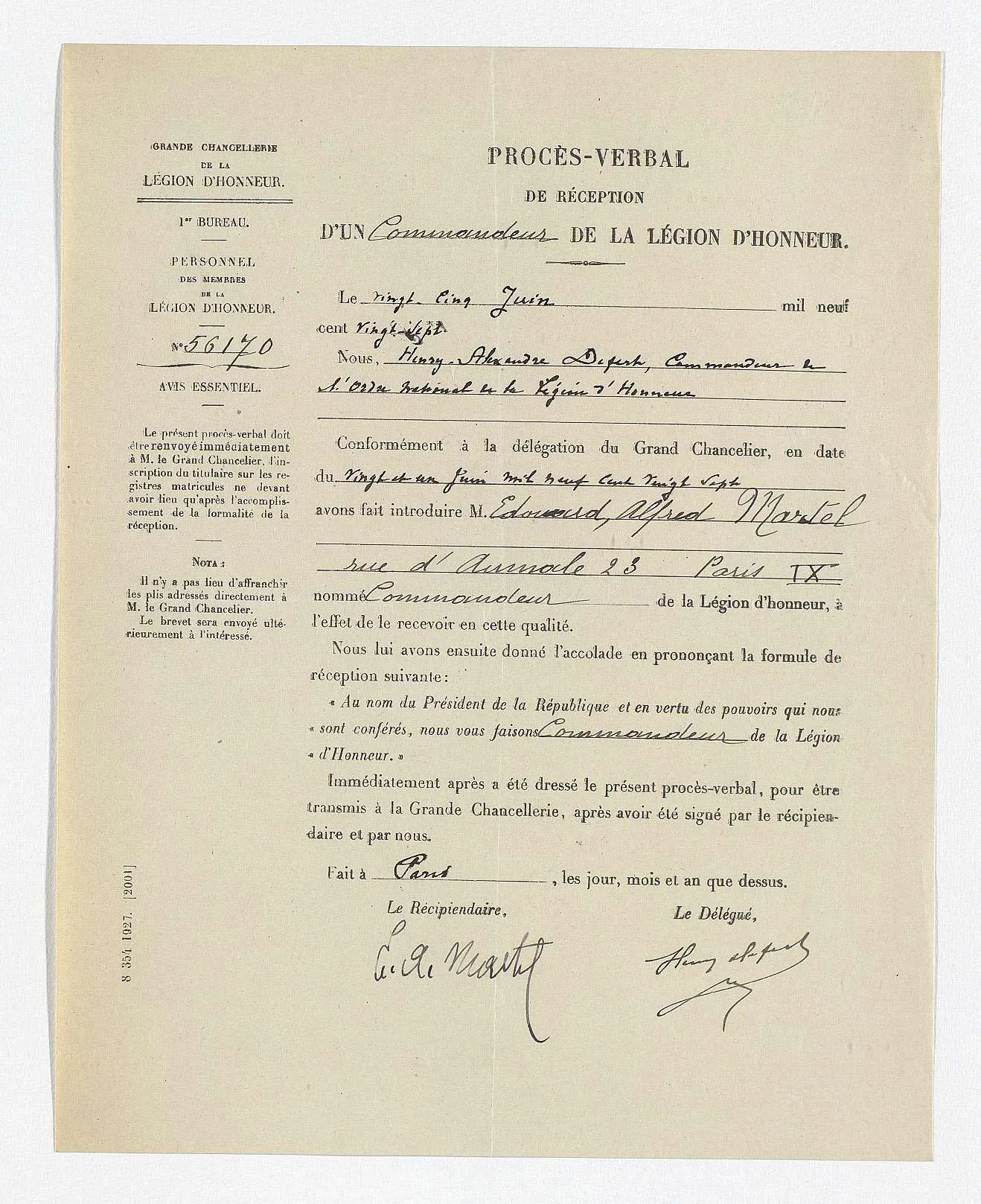 Legion d'Honneur